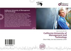 Обложка California University of Management and Technology