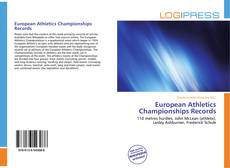 Bookcover of European Athletics Championships Records