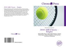 Capa do livro de 2010 ASB Classic – Singles 