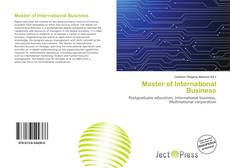 Couverture de Master of International Business