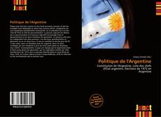 Buchcover von Politique de l'Argentine