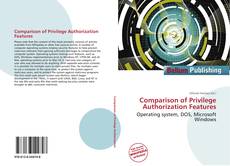 Buchcover von Comparison of Privilege Authorization Features