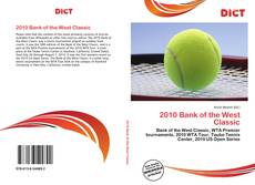 2010 Bank of the West Classic的封面