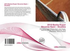 Copertina di 2010 Banka Koper Slovenia Open – Doubles