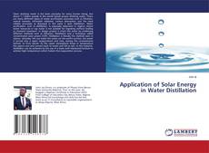 Обложка Application of Solar Energy in Water Distillation