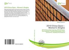 Bookcover of 2010 China Open – Women's Singles