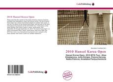 Обложка 2010 Hansol Korea Open