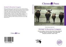 Bookcover of Animal Liberation Leagues