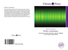 Bookcover of Echis carinatus