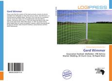 Bookcover of Gerd Wimmer