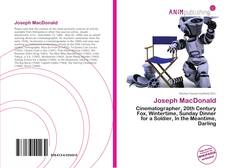 Capa do livro de Joseph MacDonald 