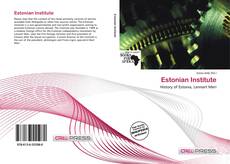 Capa do livro de Estonian Institute 