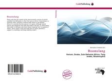 Bookcover of Boomslang