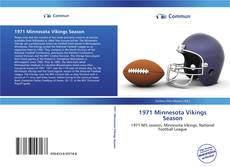 Capa do livro de 1971 Minnesota Vikings Season 