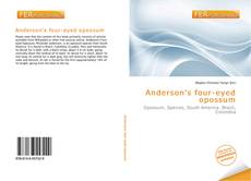 Anderson's four-eyed opossum的封面