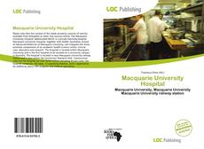 Portada del libro de Macquarie University Hospital