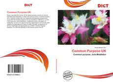 Common Purpose UK kitap kapağı