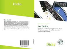 Jon Ehrlich kitap kapağı