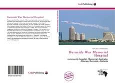 Capa do livro de Burnside War Memorial Hospital 