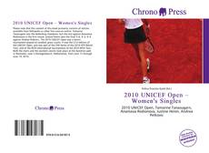 Bookcover of 2010 UNICEF Open – Women's Singles