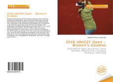 2010 UNICEF Open – Women's Doubles的封面