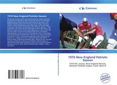 Capa do livro de 1976 New England Patriots Season 