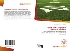 Couverture de 1988 New England Patriots Season