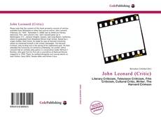 Buchcover von John Leonard (Critic)
