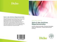 Couverture de Série U des Archives Départementales