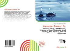 Portada del libro de Alexander Downer, Sr.