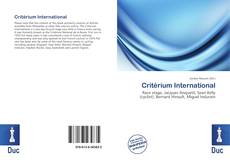 Buchcover von Critérium International