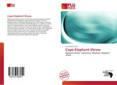 Couverture de Cape Elephant Shrew