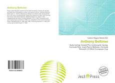 Capa do livro de Anthony Beltoise 