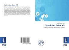 Copertina di Gehrlicher Solar AG