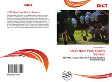 Borítókép a  1939 New York Giants Season - hoz