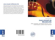 Buchcover von Jean-Joseph de Mondonville