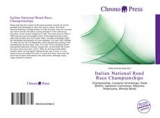 Bookcover of Italian National Road Race Championships