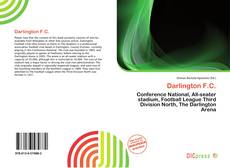 Portada del libro de Darlington F.C.