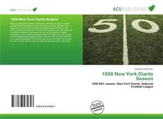 Bookcover of 1958 New York Giants Season