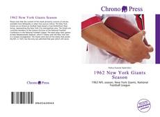 1962 New York Giants Season kitap kapağı