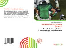 Portada del libro de 1968 New York Giants Season