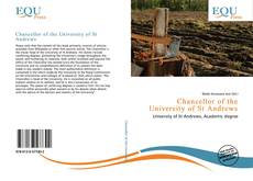 Bookcover of Chancellor of the University of St Andrews