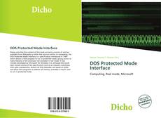 Couverture de DOS Protected Mode Interface