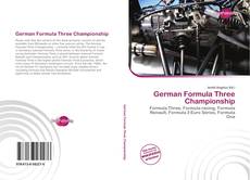 Buchcover von German Formula Three Championship