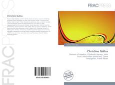 Portada del libro de Christine Gallus