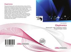 Claytronics kitap kapağı