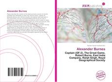 Capa do livro de Alexander Burnes 