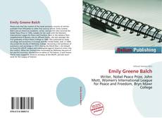 Buchcover von Emily Greene Balch