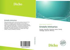 Eristalis Intricarius kitap kapağı