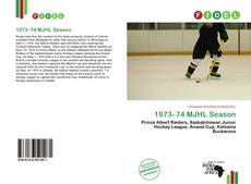 Capa do livro de 1973–74 MJHL Season 